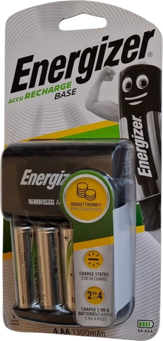 Energizer Value Ladegerät inkl. 4x Mignon AA NiMH Akkus 1300mAh