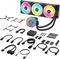 Corsair iCUE LINK H150i LCD RGB, schwarz Vorschaubild