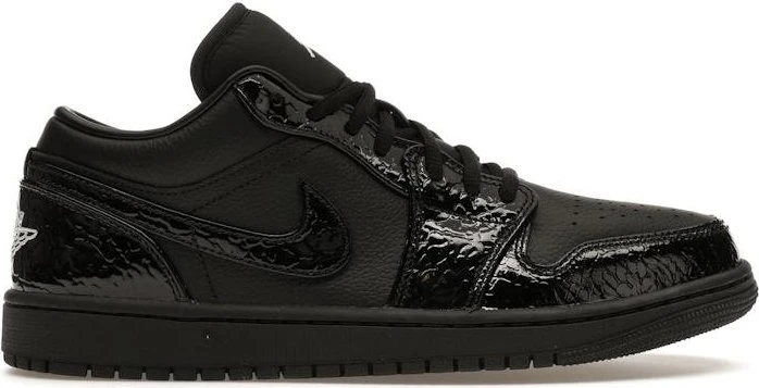 Nike Air Jordan 1 Low SE black/white/metallic silver (Damen)