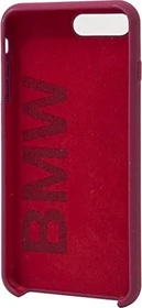 BMW Silicone Cover Signature Collection für Apple iPhone 7 Plus/8 Plus rot