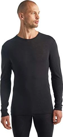 Icebreaker Merino 175 Everyday Crewe Funktionsshirt langarm schwarz (Herren)