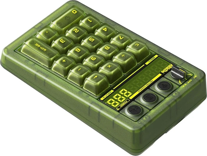 8BitDo Retro 18 Mechanical Numpad Xbox Edition, grün, Kailh Box Jellyfish X, hot-swap, USB-C/Bluetooth