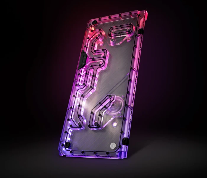 EK Water Blocks Quantum Line EK-Quantum Reflection² PC-O11D XL D5 PWM D-RGB, Verteilerplatte mit Pumpe, Acryl