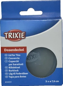 Trixie Dosendeckel 76mm, für 400g Dosen, farbig sortiert, 3 Stück