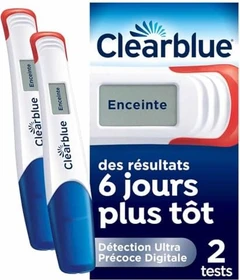 Clearblue Ultra Frühtest Digital Schwangerschaftstest, 2 Stück