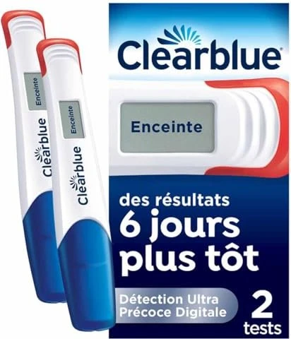 Clearblue Ultra Frühtest Digital Schwangerschaftstest, 2 Stück