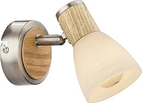 Globo Gylfi Spot 1-flammig nickel/braun