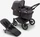 Bugaboo Donkey 5 Mono verwaschenes schwarz/schwarz
