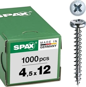 Spax WIROX A9J 4CUT PZ2 Universalschraube, 4.5x12mm, 1000 Stück