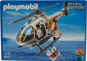 playmobil City Action Löschhubschrauber mit Löschtonne