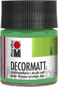 Marabu Decormatt Acryl Acrylfarbe, hellgrün, 50ml