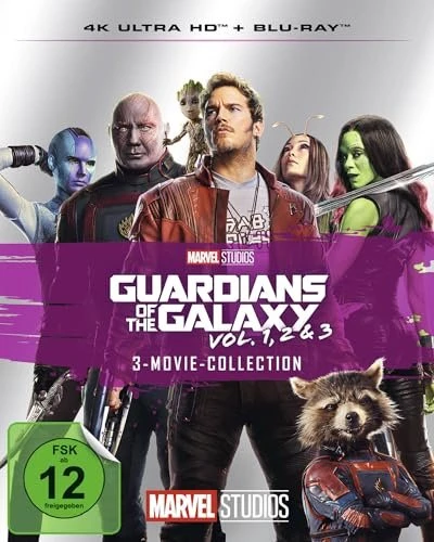 Guardians of the Galaxy 3-Movie-Collection (4K Ultra HD)
