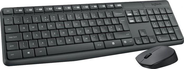 Logitech Wireless Desktop MK235, USB, EU