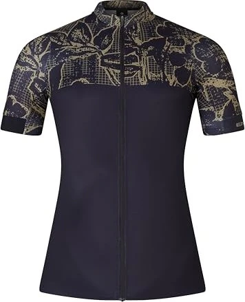 Endura FS260 Floral Block Trikot kurzarm schwarz (Herren)