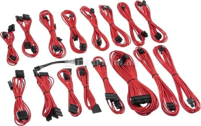 CableMod C-Series ModFlex Full Cable Kit, AXi, HXi, RM, rot