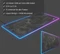 Nyfter Nyfpad RGB XXL Liquid Premium Gaming Mousepad, 900x500mm, Design grau/weiß Vorschaubild