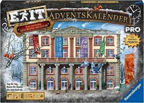 Ravensburger Exit Adventskalender Pro Das verrückte Zeitreisemuseum