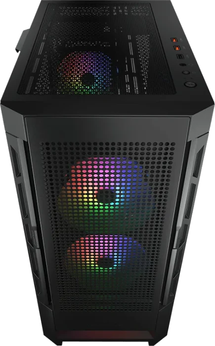 Cougar Airface RGB, schwarz, Glasfenster