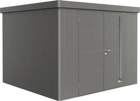 Biohort Neo 3C Gerätehaus mit Doppeltür quarzgrau-metallic