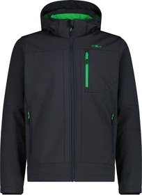 CMP Melierte Softshell Funktionsjacke antracite/deep mint (Herren)