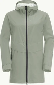 Jack Wolfskin Mainkai Long Funktionsjacke mint leaf (Damen)