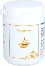 Allpharm Lebertran 500mg Kapseln, 200 Stück
