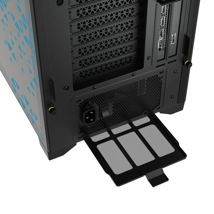 Corsair iCue 5000X RGB Signature Series Triptych, schwarz, Glasfenster
