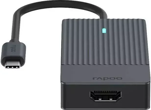 Rapoo UCM-2001 4-in-1 Multiport Adapter, 1x USB-C 3.0 [Stecker]