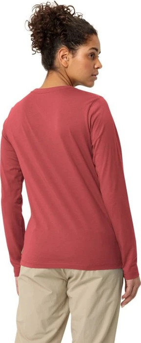 Vaude Logo Shirt langarm brick (Damen)