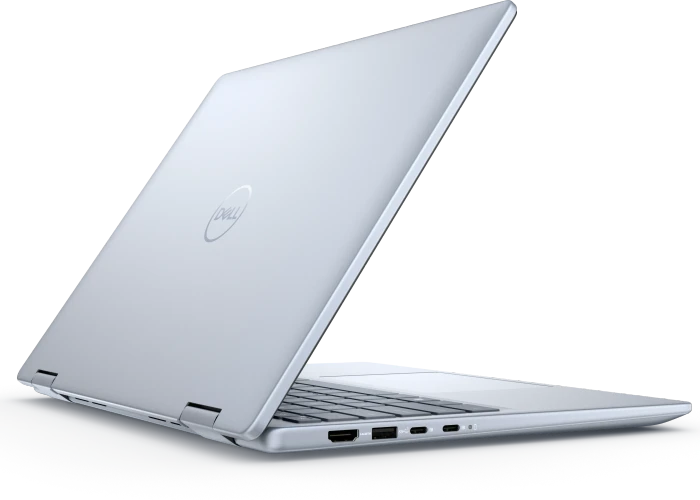 Dell Inspiron 14 7445 2-in-1, Ice Blue, Ryzen 5 8640HS, 8GB RAM, 512GB SSD, DE
