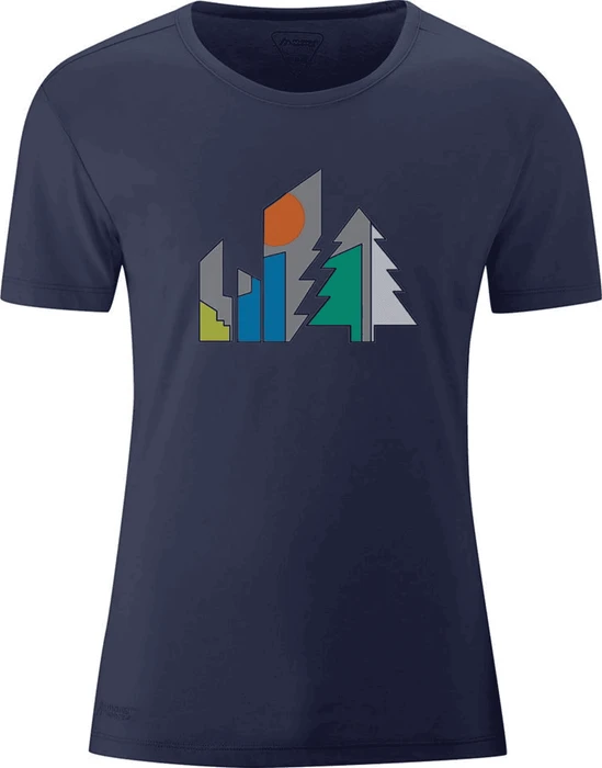 Maier Sports Burgeis Funktionsshirt kurzarm night sky melange (Herren)