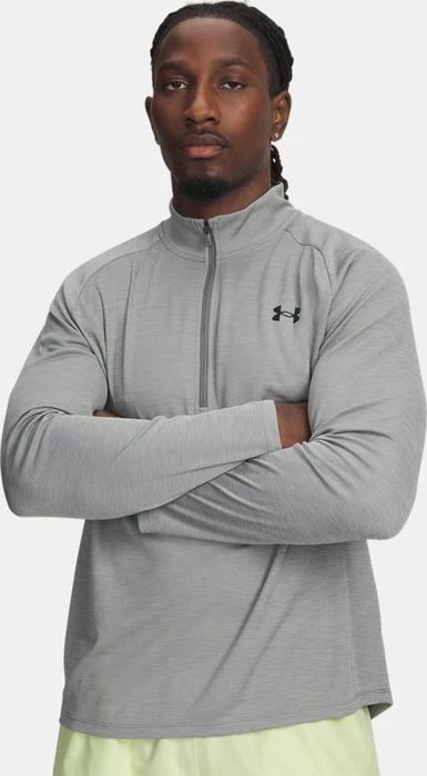 Under Armour Tech Textured Funktionsshirt langarm clay green/black (Herren)