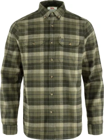 Fjällräven Singi Heavy Flannel Hemd langarm green/deep forest (Herren)