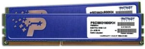 Patriot Signature Line blauer Kühler UDIMM 8GB Kit, DDR3-1600, CL11