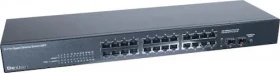 Dexlan Rackmount Gigabit Switch, 24x RJ-45, 2x SFP (891026)