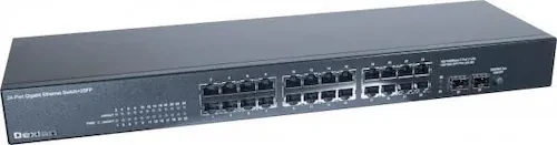 Dexlan Rackmount Gigabit Switch, 24x RJ-45, 2x SFP