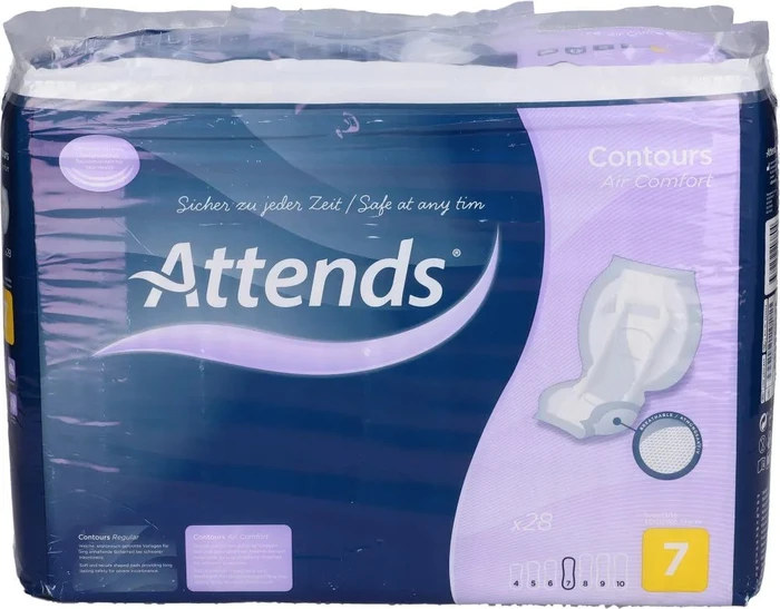 Attends Contours Air Comfort 7 Hygieneeinlage, 28 Stück