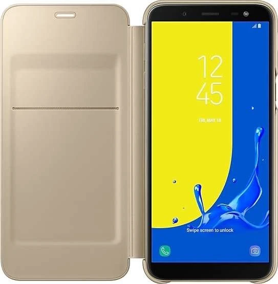 Samsung Wallet Cover für Galaxy J6 (2018) gold