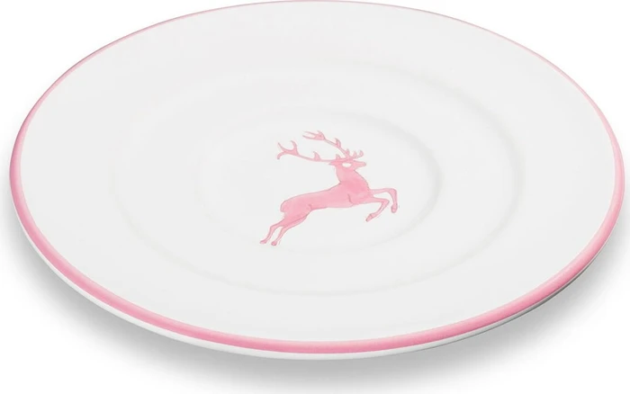 Gmundner Keramik Rosa Hirsch Kaffee Unterteller Gourmet 16cm