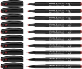 Schneider Topball 845 Tintenroller (Mine) schwarz/rot, 10er-Pack