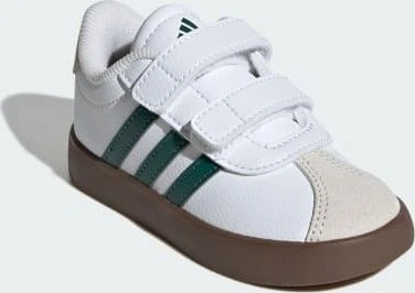 adidas VL Court 3.0 cloud white/collegiate green/gum (Junior)