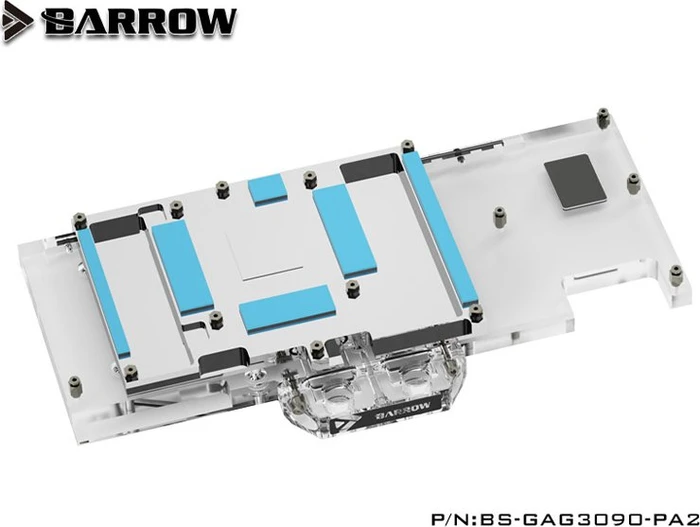 Barrow NVIDIA RTX 3090 LRC 2.0 Full Coverage GPU Water Block, Galax/KFA² 3090 Gamer OC Aurora
