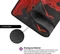 Nyfter Nyfpad XXL Liquid Premium Gaming Mousepad, 900x500mm, Design schwarz/rot Vorschaubild