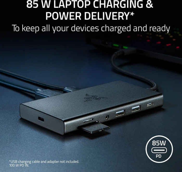 Razer USB-C Dock, schwarz, USB-C 3.1 [Stecker]
