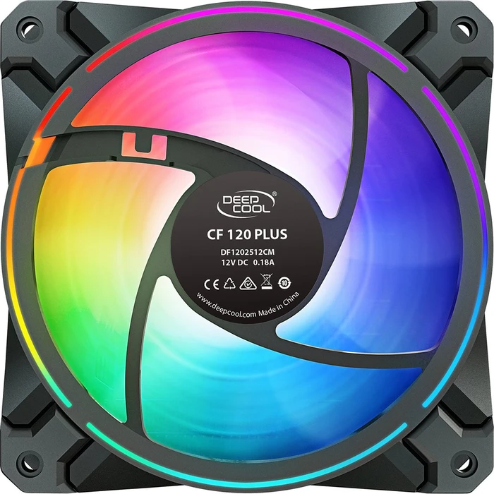 DeepCool CF120 Plus, LED-Steuerung, Lüftersteuerung, 120mm, 3er-Pack
