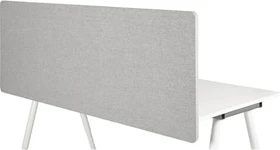 HJH Office Flexmiut D Tischtrennwand, grau, 180x62cm