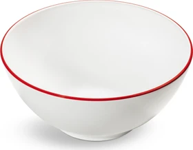Gmundner Keramik Rubinroter Rand Schüssel 27cm