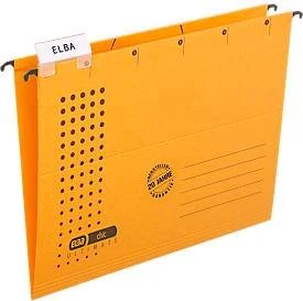 Elba chic ultimate Hängemappe, A4, gelb, 25er-Pack (100552087#25)