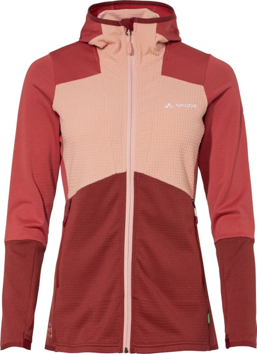 Vaude Monviso Grid Fleece Funktionsjacke brick (Damen)