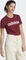 adidas Loungewear Essentials Slim Logo T-Shirt kurzarm shadow red/white (Damen) Vorschaubild